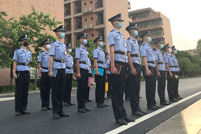 广东司法警官职业学院廉江分教处首批学生返校复课